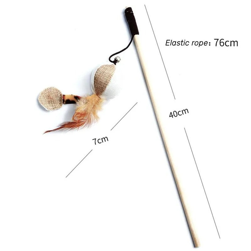 Kitten Teaser Feather Toys